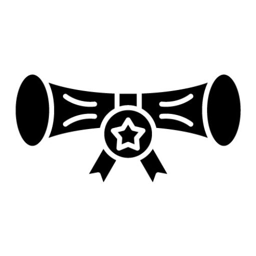 Graduation Glyph Icon | University