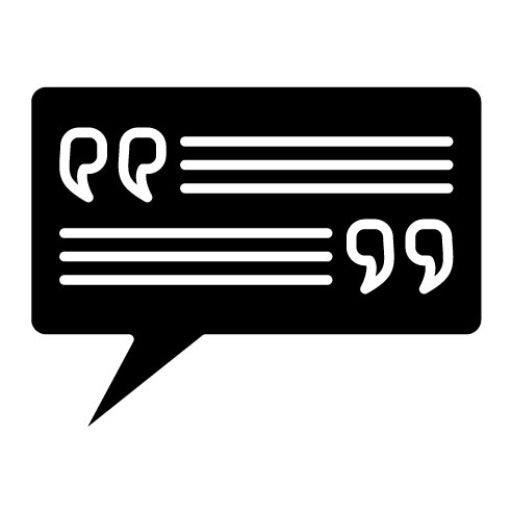 Citation Glyph Icon
