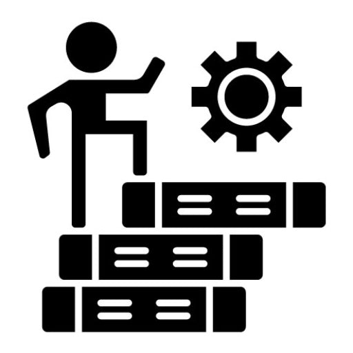 Academic Progress Glyph Icon