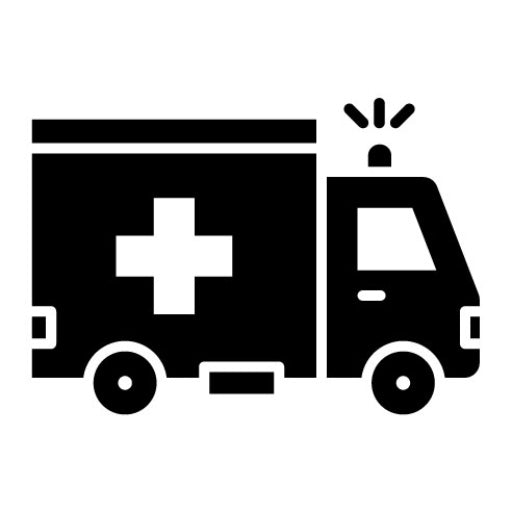 Ambulance Glyph Icon