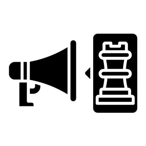 Social Strategy Glyph Icon