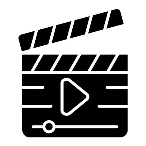 Video Production Glyph Icon