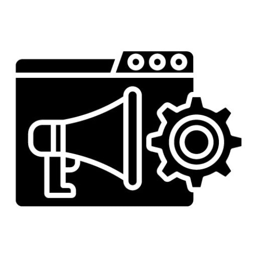 Programmatic Media Buy Glyph Icon