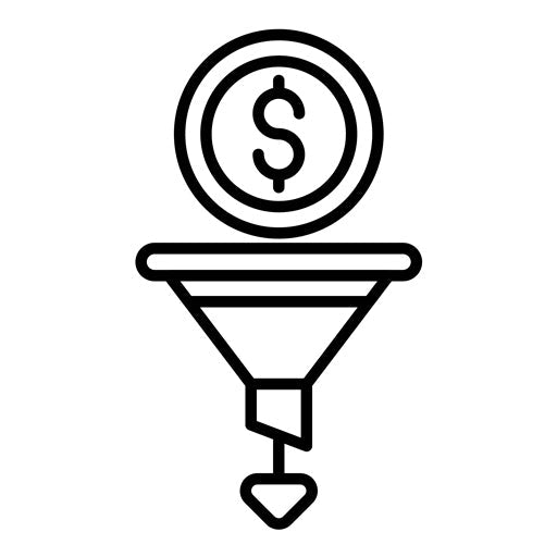 Sales Funnel Icon | Media Agency