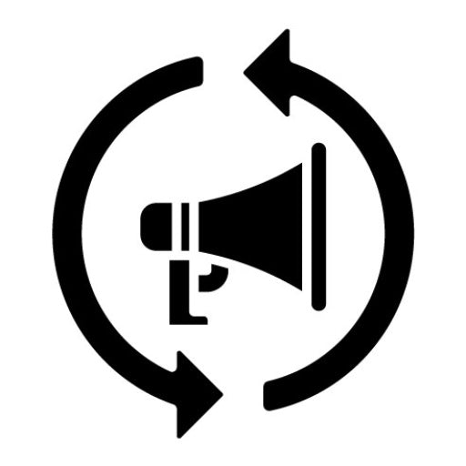 Remarketing Glyph Icon | Media Agency