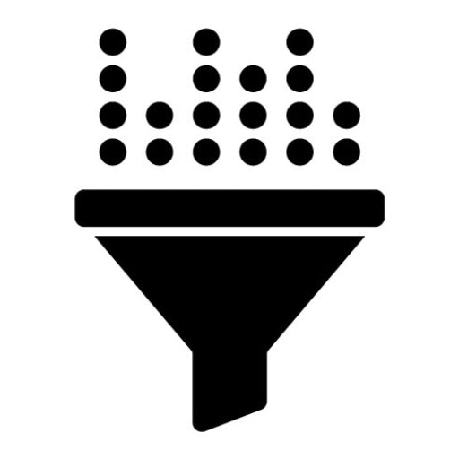 Content Curation Glyph Icon