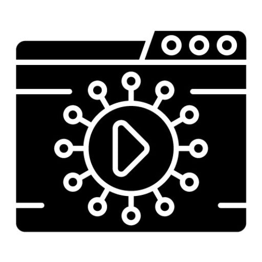 Viral Distribution Glyph Icon