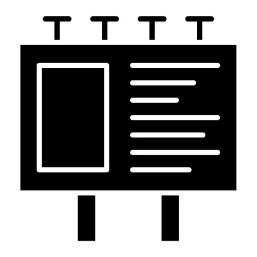 Billboard Glyph Icon