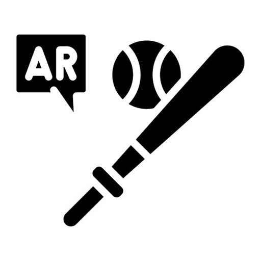 Ar Baseball Glyph Icon