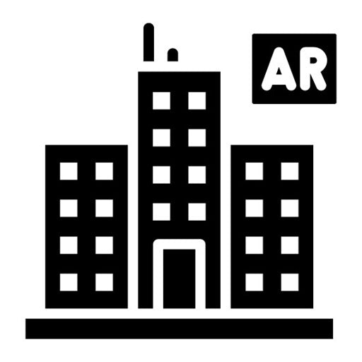 Ar City Glyph Icon