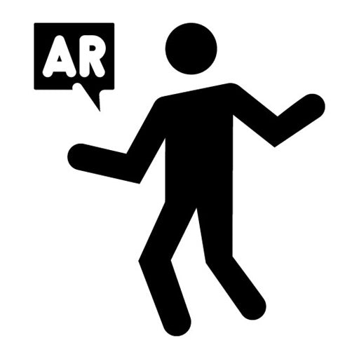 Ar Dancing Glyph Icon