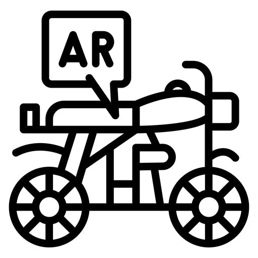 Ar Motorbike Riding Icon