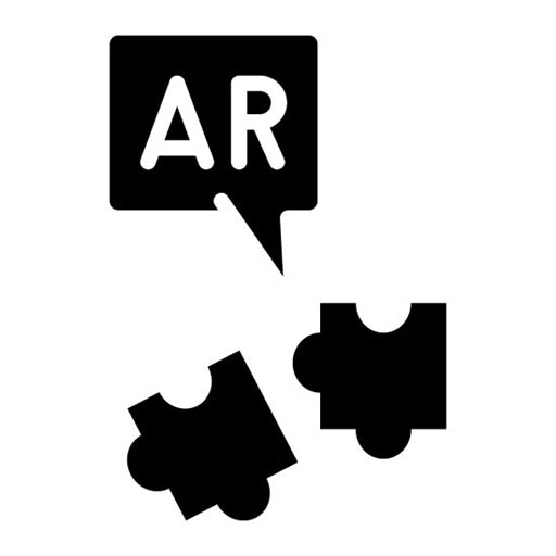 Ar Puzzle Glyph Icon