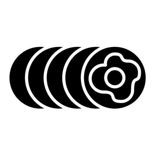 5 Meals A Day Glyph Icon