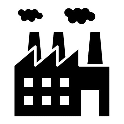 Factory Glyph Icon