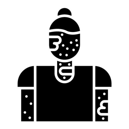 Skin Irritation Glyph Icon