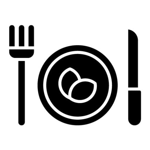 Vegetarian Diet Glyph Icon
