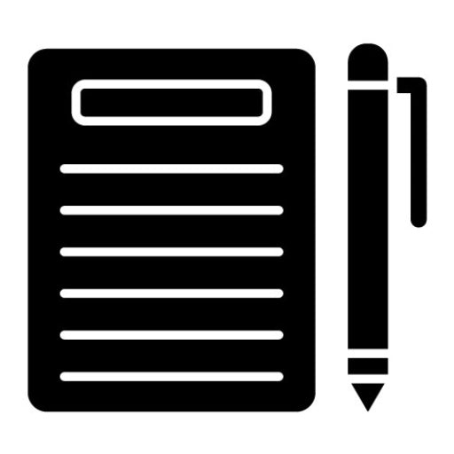 Admission Glyph Icon
