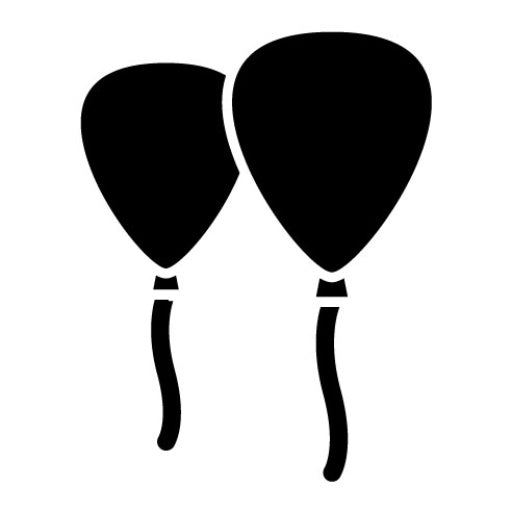 Balloons Glyph Icon | Circus
