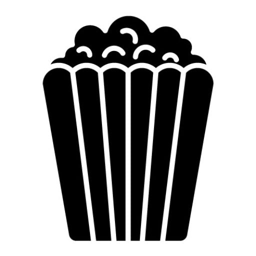 Popcorn Glyph Icon | Circus