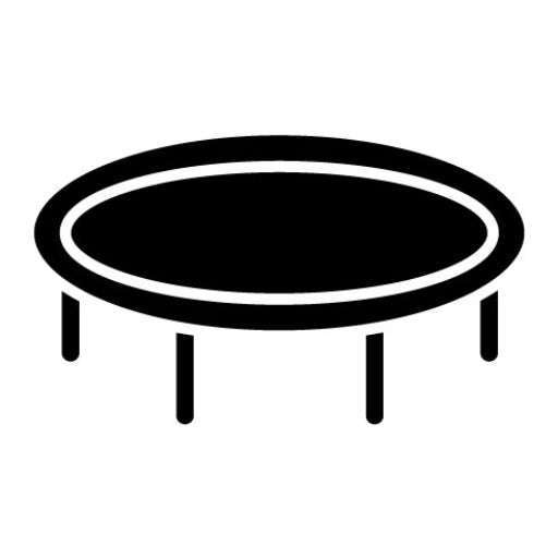 Trampoline Glyph Icon