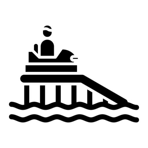 Water Park Glyph Icon