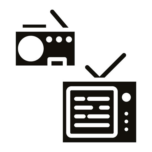 Analogue Media Glyph Icon