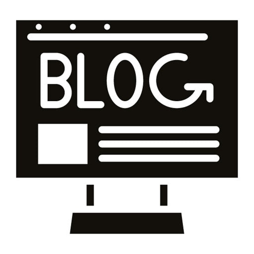 Blog Glyph Icon | New Media