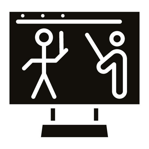Digital Animation Glyph Icon