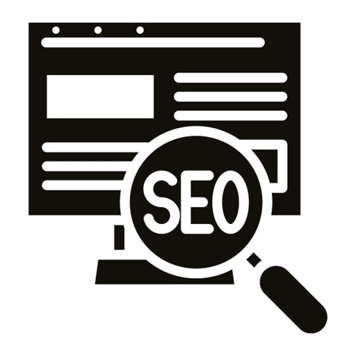 Seo Glyph Icon | New Media