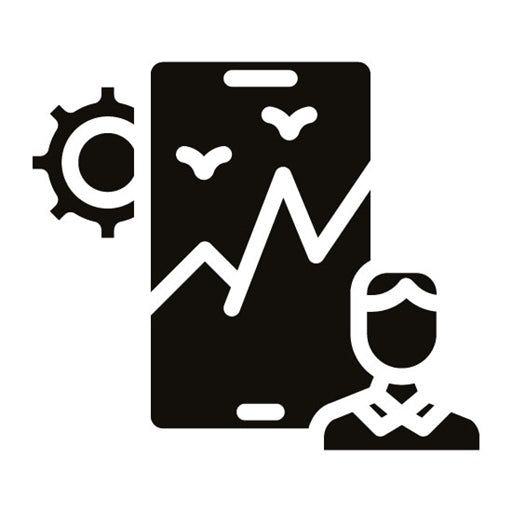 User Generated Content Glyph Icon | New Media