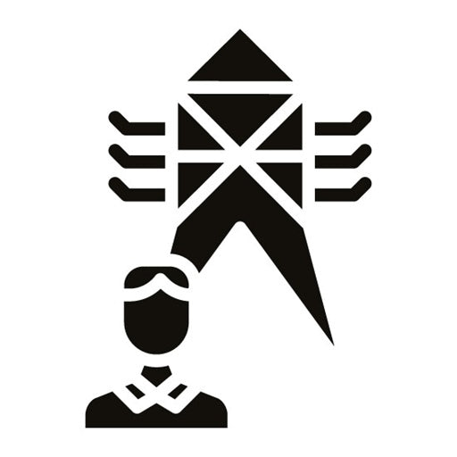 User Power Glyph Icon