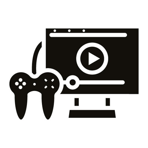 Video Games Glyph Icon