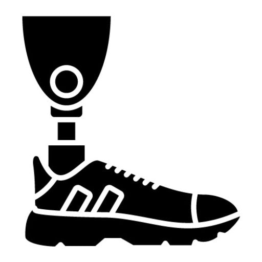 Amputee Glyph Icon