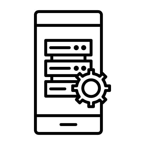 Smartphone Database Icon