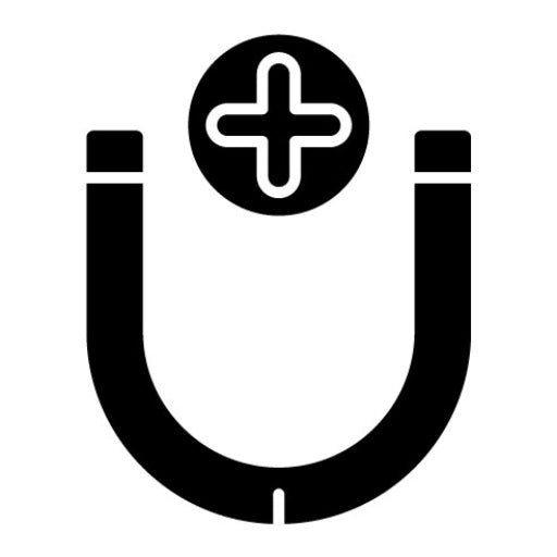 Magnetic Therapy Glyph Icon