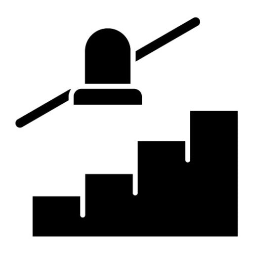 Stair Lift Glyph Icon