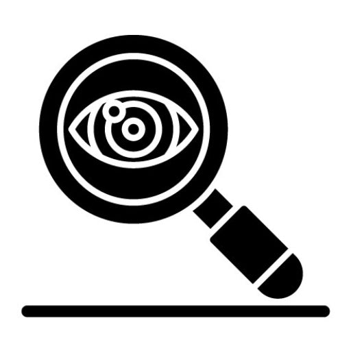 20 20 Vision Glyph Icon