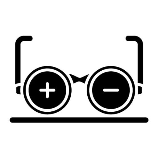 Glasses Prescription Glyph Icon
