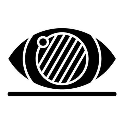 Glaucoma Glyph Icon