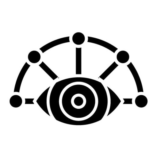 Peripheral Vision Glyph Icon