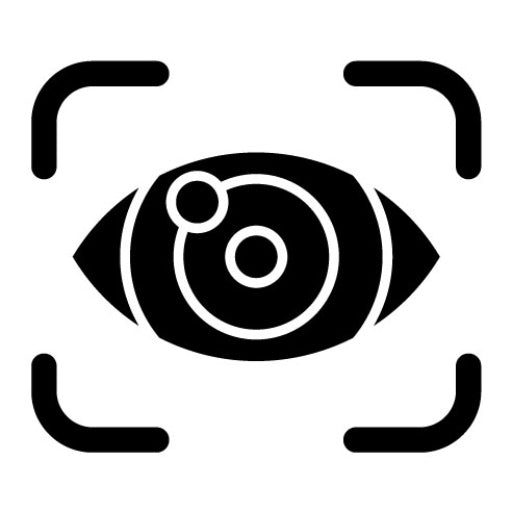 Vision Glyph Icon | Optometrist
