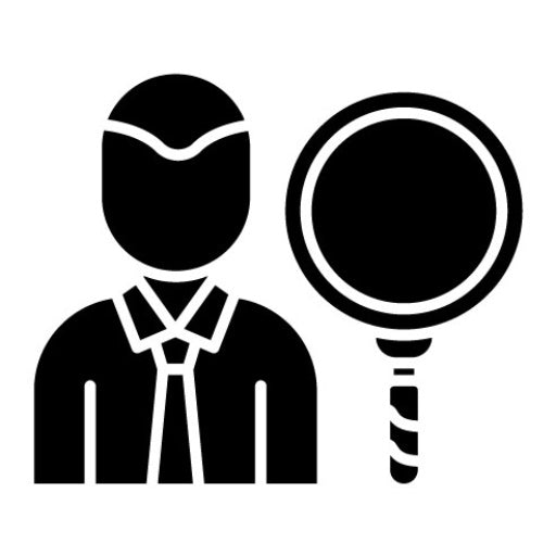 Talent Scout Male Glyph Icon