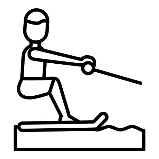 Barefoot Skiing Icon