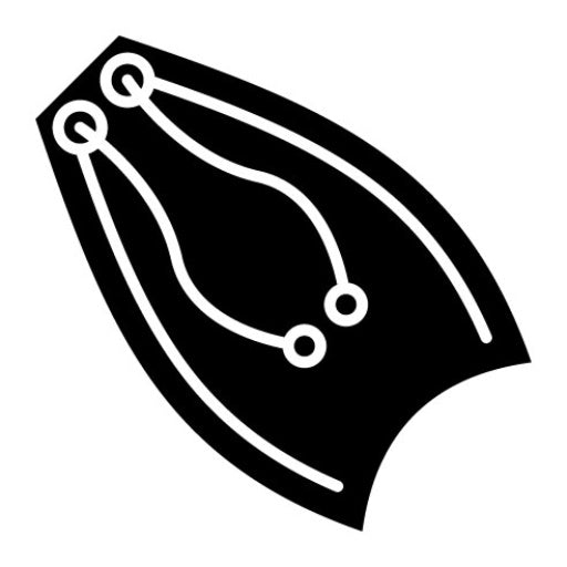 Bodyboarding Glyph Icon