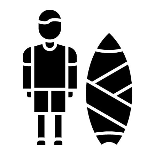 Skurfing Glyph Icon