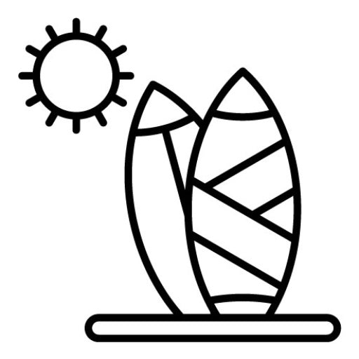 Surfboard Icon | Water Sports
