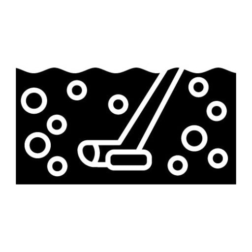 Underwater Hockey Glyph Icon