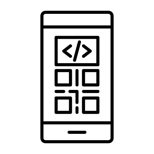 Smartphone Coding Icon