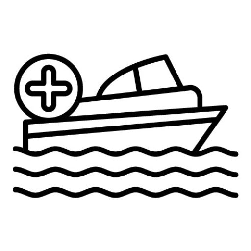 Water Ambulance Icon